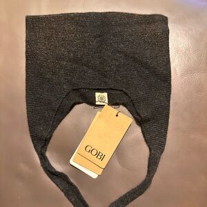 Cashmere Women's Grey Cashmare Knit Hat